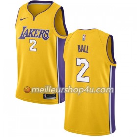 Maillot Basket Homme Los Angeles Lakers Lonzo Ball 2 Nike 2017-18 Gold Swingman